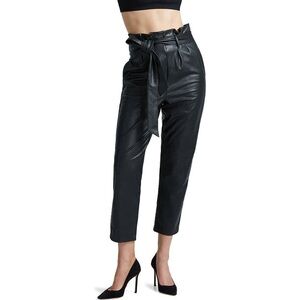 Dynamite Faux Leather Paperbag Pants Size 8